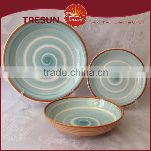 Round Shape High Quality Handpainted 18pcs Dinnerset/dinner Ware/tableware photo-2