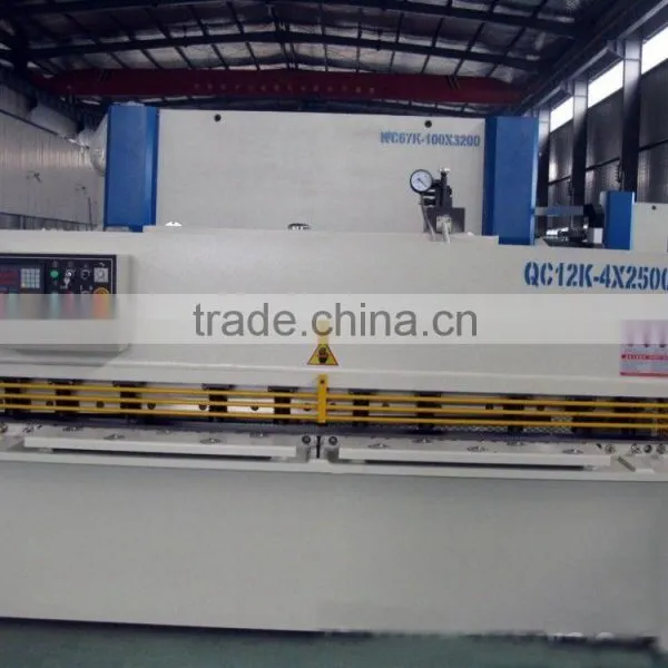 QC12K Hydraulic nc Electric Shear Machine,sheet Metal Shearing Machine photo-3