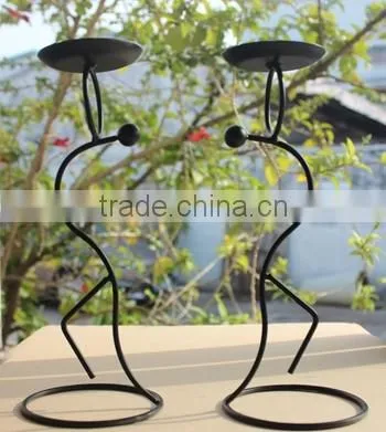 Hot Sale Iron Man Candle Holder, Iron Crafts, Iron Ornament Other Metal Craft