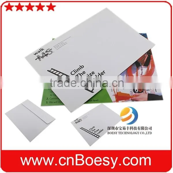 A6 Flat Paper Size Customized Logo Paper USB Flash Drive as Best Advertising Gift photo-2