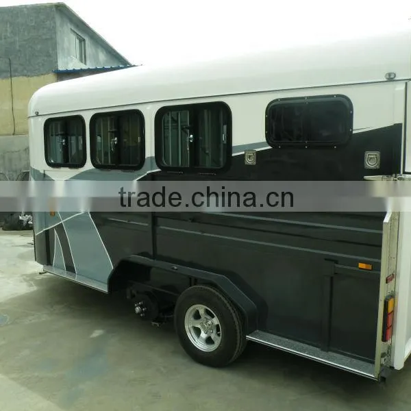 [2014 Hot]Angle Load Deluxe 3 Horse Float photo-3