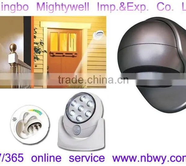 Wireless Motion Sensor 7 LED Safety Light---360 Degree Rotation - Indoor/Outdoor photo-4