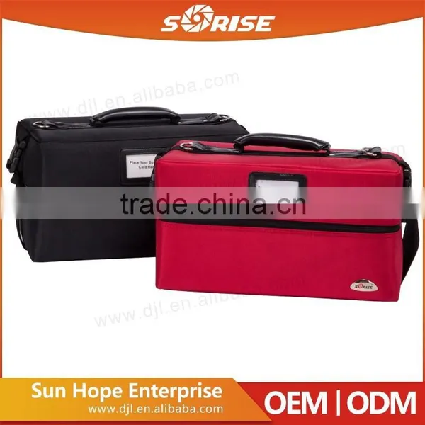2015 Fashionable Red Nylon Carry Makeup Case photo-2