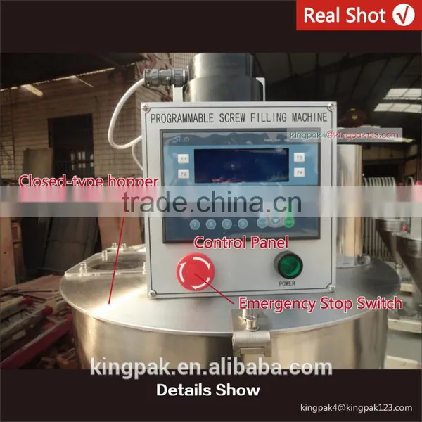 KF2000P Screw Metering Manual Small Powder Filling Machine photo-4
