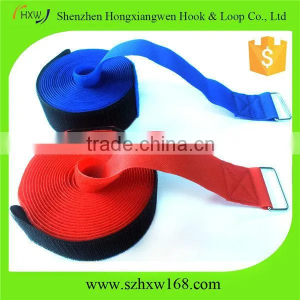 ADJUSTABLE TIE Down Hook Loop Luggage Strap With Metal Buckle