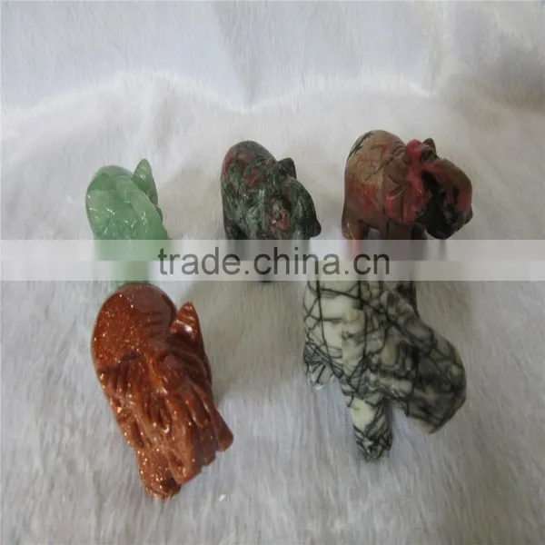 Feng Shui Home Decor Quartz Crystal Carving Elephant photo-5