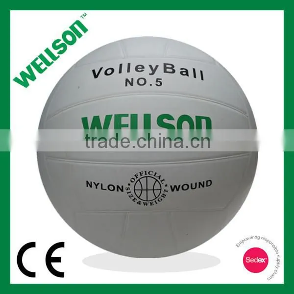 White Rubber Volleyball