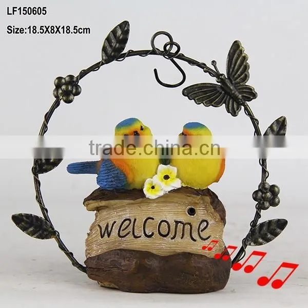 Metal Birds Garden Decor Led Light photo-5