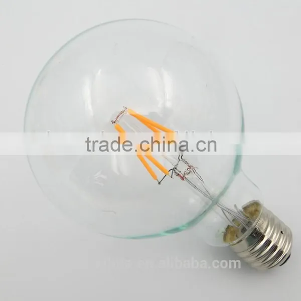 Most Popular Cheapest G95 E27 Dimmable Edison Lamp Vintage Light Bulb LED Filament Bulb photo-3