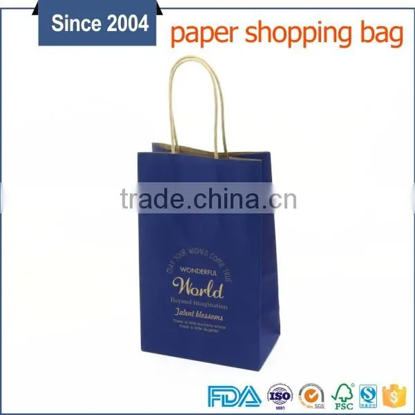 Beautiful Biodegradable Brand Logo Print Paper Gift Bag photo-4