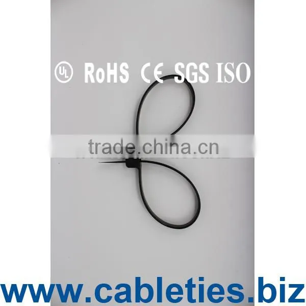 Round Plastic Cable Tie Mould Custom Size Black and White Handcuffs Police
