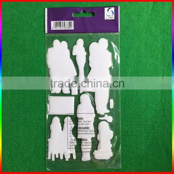 Fashion Boys and Girls Design PVC Sticker Puffy Sticker photo-3