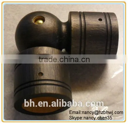 BRONZE WOOD HINGED ADJUSTABLE ELBOW