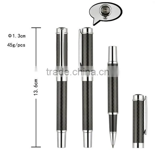 Luxury Carbon Fiber Metal Ball Pen With Customer Logo photo-6