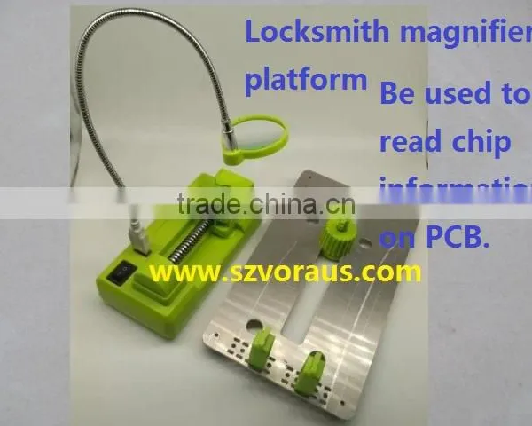 Locksmith magnifier platform