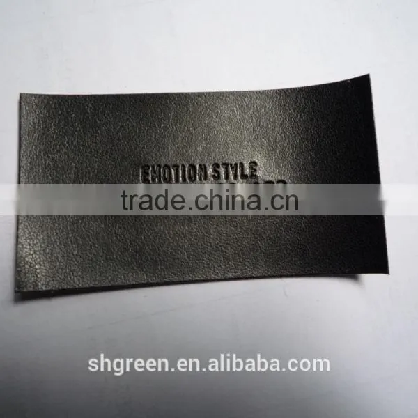 Silk Screeen Printing Apparel Leather Patch photo-4
