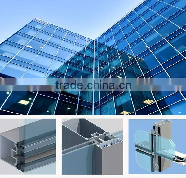 6000 Series Aluminium Extrusion Profile for Elegant Curtain Wall With Good Quality/aluminium Curtain Wall Profile photo-4