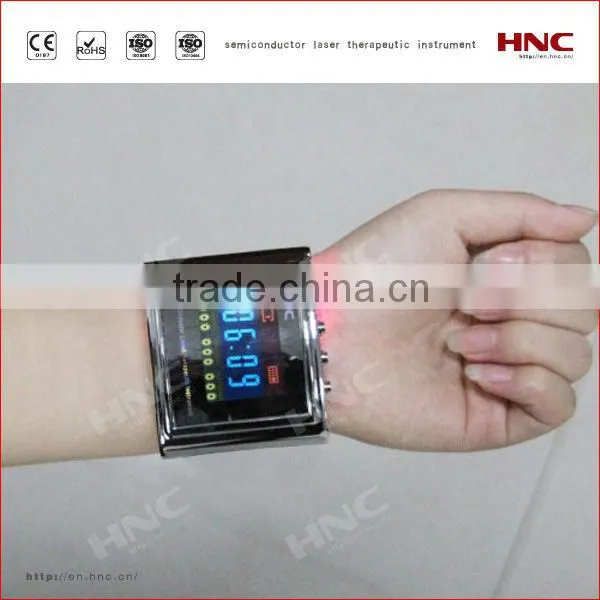 Fashion Mini Wrist Type Laser Acupoint Irradiation Stainless Watch photo-4