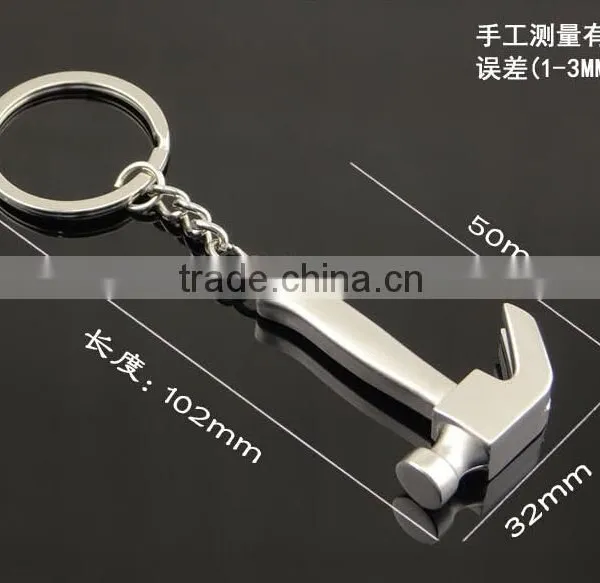 Wholesale Shovel Metal Key Chains/ Hammer Key Chains/hardware Tools Metal Key Chains on Sale photo-3
