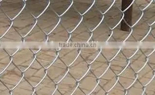 Diamond 65x65mm Hot Dip Galvanized Wire Woven Diamond Mesh Chainlink Fence photo-4