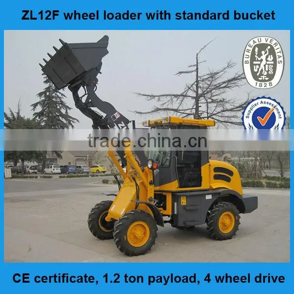 Full Hydraulic Torque Converter ZL12F Wheel Loader