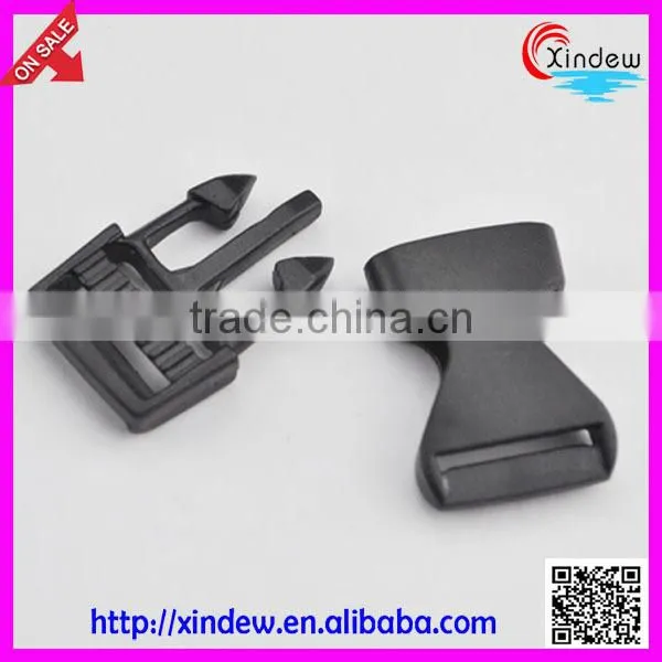 Black Plastic Schoolbag Buckle, Bag Accessories, Bag Buckle (XDZY-001) photo-2
