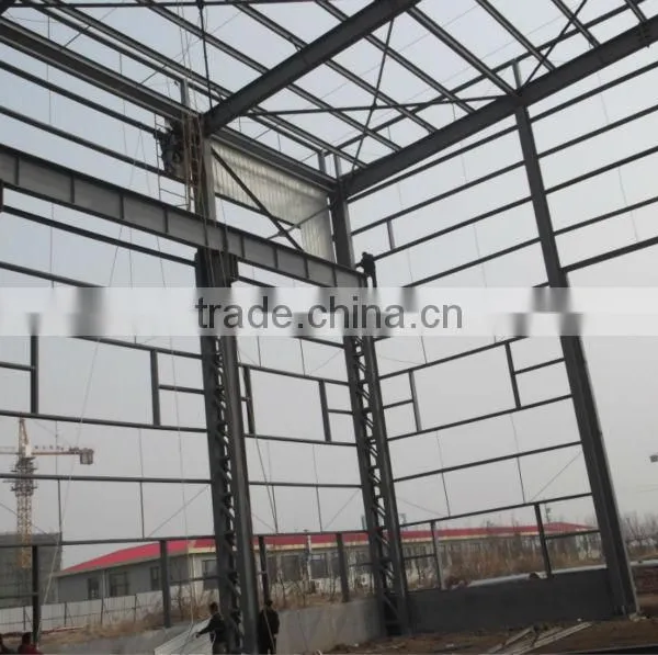 Light Design Steel Structure Office With Workshop photo-3