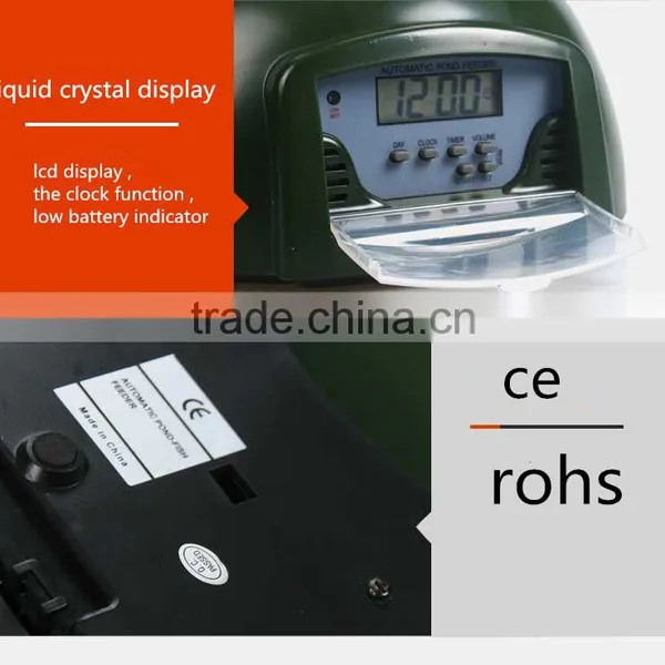 Popular Battery Power Automatic Electric Fish Feeder photo-3