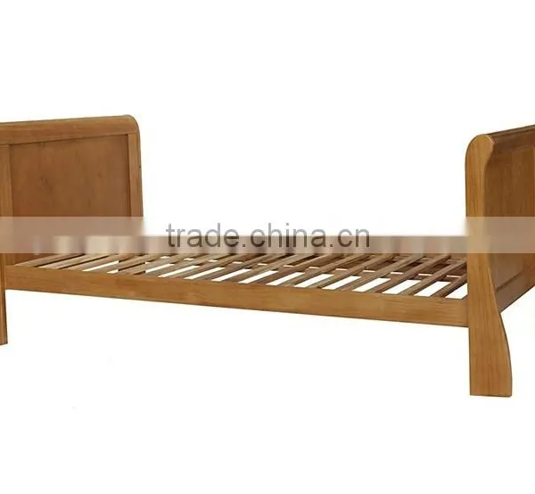 Deluxe 3 in 1 Baby Sleigh Cot / Baby Cot / Wooden Baby Cot photo-5