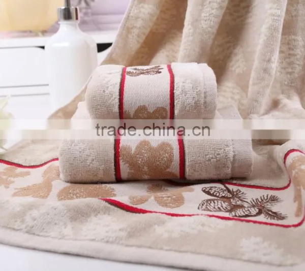 Embroidery Face Bath Towels Set photo-2