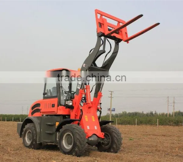 Qingdao EVERUN ER20 Front Loader With Pallet Forks and Quick Hitch for Sale photo-5