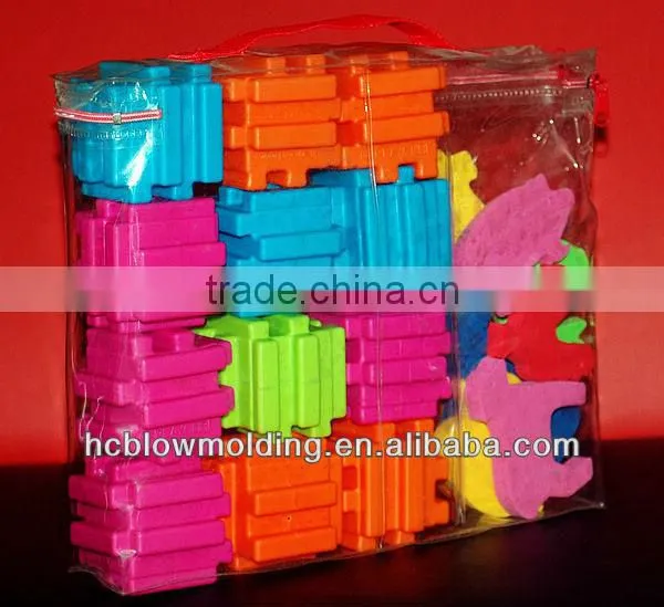 OEM Blow Molding Plastic Buliding Block Children Plastic Building Block Toys DIY Toys photo-2