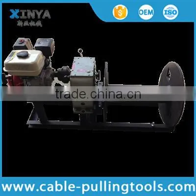 Stringing Equipment 3 Ton Diesel Engine Winch Wire Rope Pulling Winch photo-3