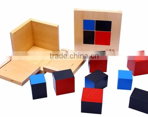 Baby Toy Montessori Algebraic Binomial Cube Early Childhood Education Preschool Training Math Kids Toys photo-2