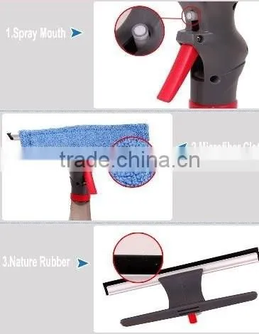 3 in 1 Spray Squeegee for Glass Window Clean Scrape Window Device Glass Cleaner photo-2