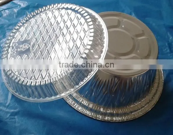Food Grade Disposable Round Clear Plastic Lids for the Foil Bowl photo-2