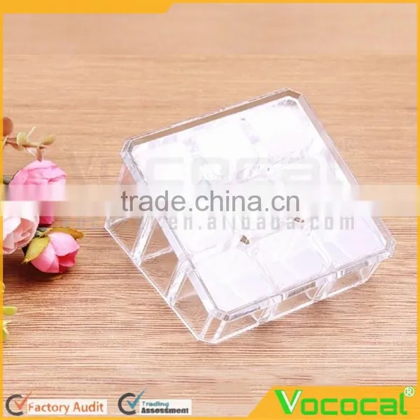 Clear Acrylic 9-hole Lip Gloss Lipstick Nail Polish Cosmetics Makeup Storage Holder Organizer Box photo-3