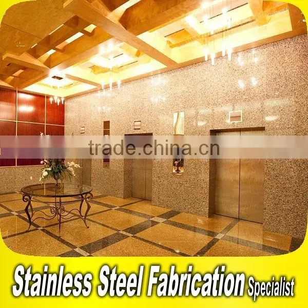 Shopping Mall Elevator Decoration Stainless Steel Elevator Door Panel on Sale photo-5