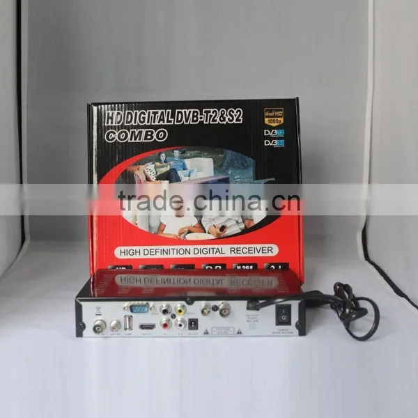 HD H.265 Sunplus 1505B Professional Combo DVB-T2+S2 TV Receiver Cheap Digital Satellite Set Top Box Free Redtube Porn Video photo-2