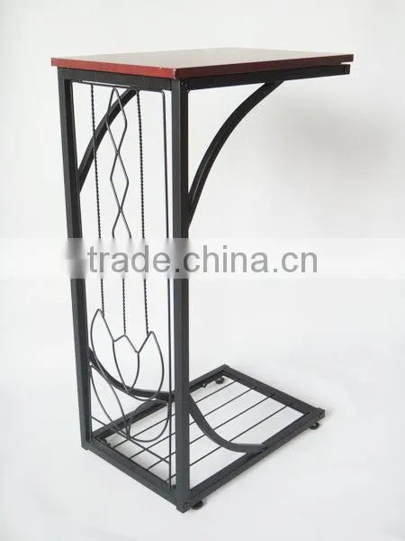 New Metal and MDF Top Gramercy Snack Coffee Table Sofa Side Table photo-3