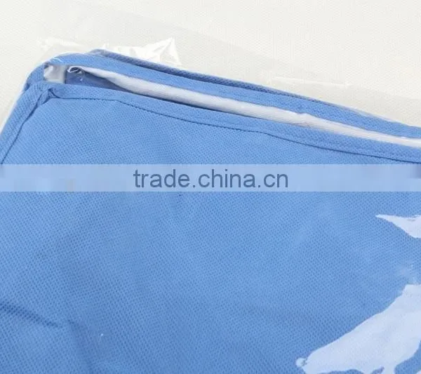 Nonwoven Foldable With Zipper Storage Bag photo-5
