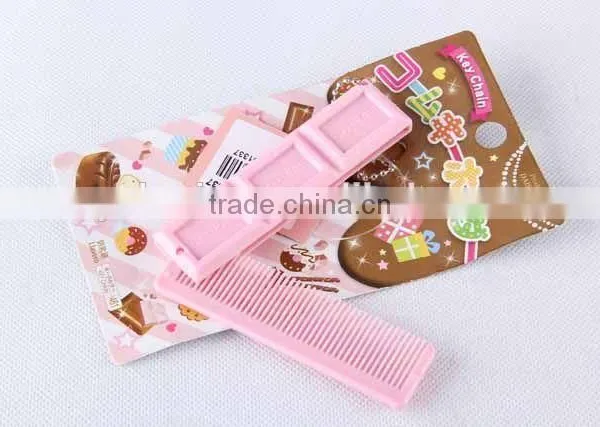 Chocolate Shaped Hair Brush With Hanging Chain/folding Comb photo-5