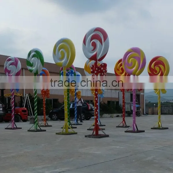 Outdoor or Indoor FRP Lolly Decoration photo-3