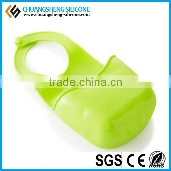 Bathroom Silicone Bag, Hanging Soap Bag photo-3