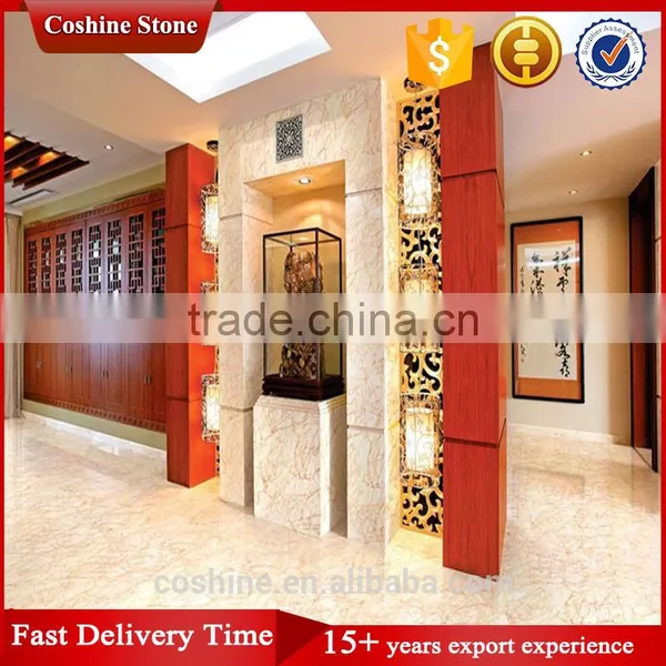 Gold Spider Anilox Marble With Linght Yellow Vein Marble Stone photo-6