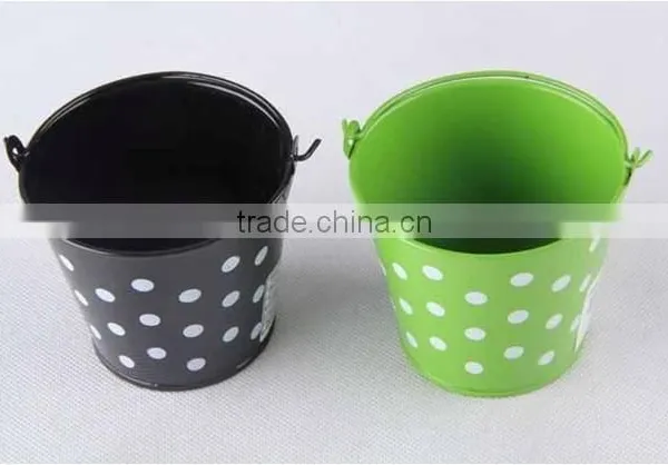 High Quality Chinese Factory New Style Garden Bucket for Kids With Dot Printing photo-2
