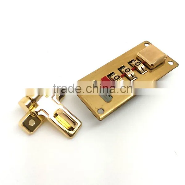 Combination Number Lock With Hasp for Pilot Case, Combination Lock With Push Buttom for Suitcase, Left Hand photo-2