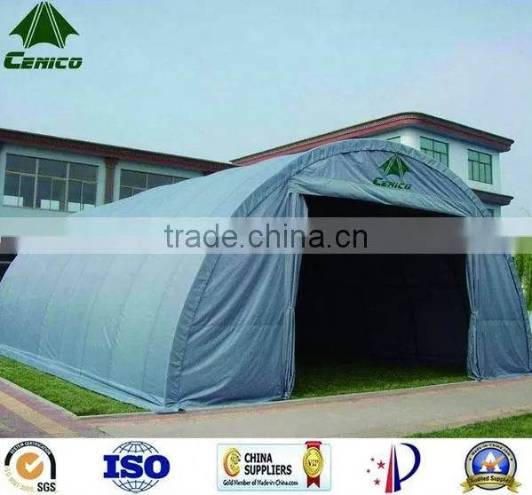 Heavy Duty Fabric Storage Shelter , Hoticultural Warehouse Tent ,Domed Fabric Building photo-5