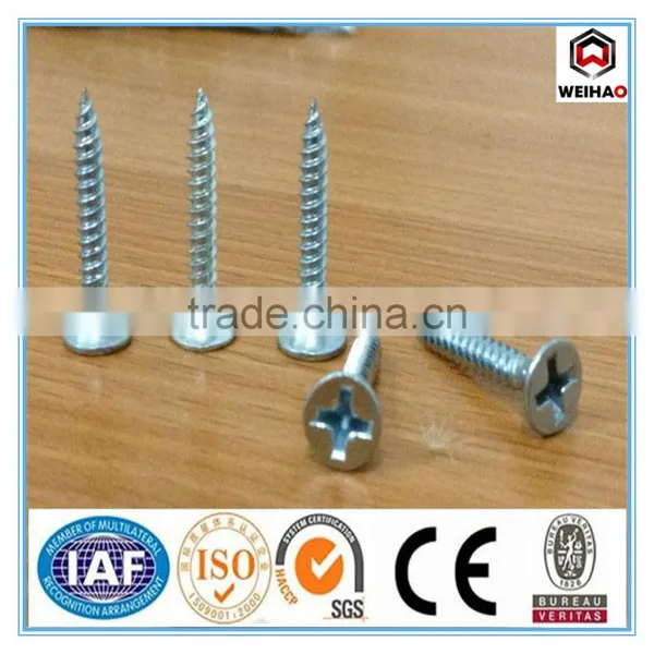 Cross Flat Head Black Phosphate Self Drilling Drywall Concrete Screw photo-4