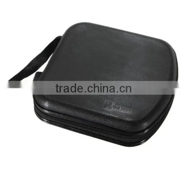 NEW Portable CD Storage Bag 40-pieces DVD Hard Plastic Protector Carrying Case